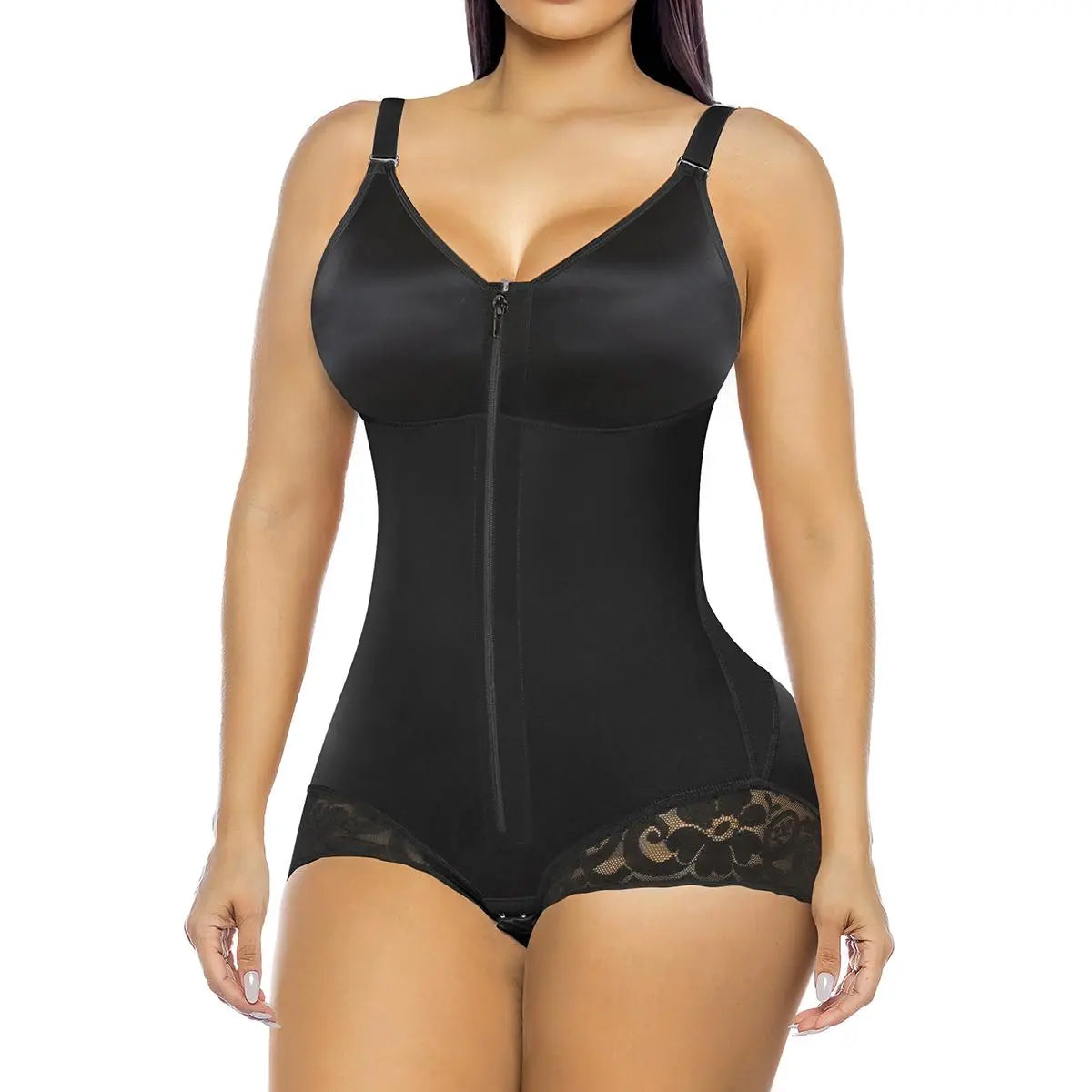 Bellure Sculpt Bodysuit — Overbust Faja Colombiana with Firm Tummy Control & Waist Shaping (XS–3XL)
